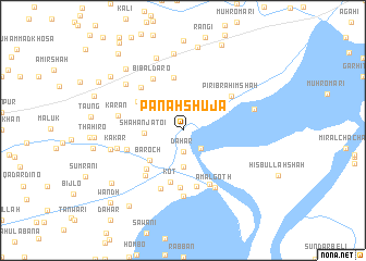 map of Panah Shuja