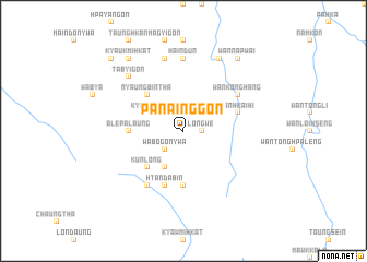 map of Pan-ainggon