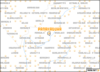 map of Panakaduwa