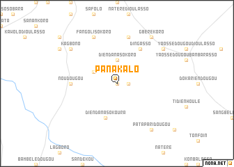 map of Panakalo