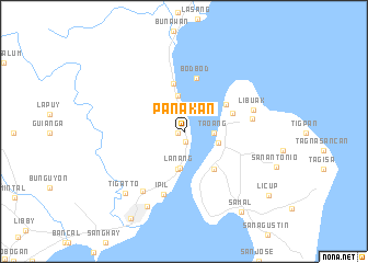 map of Panakan