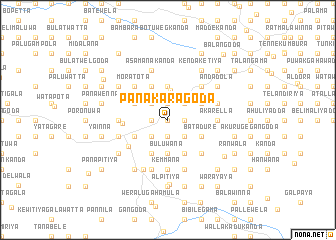 map of Panakaragoda