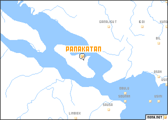 map of Panakatan