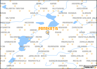 map of Panakatis