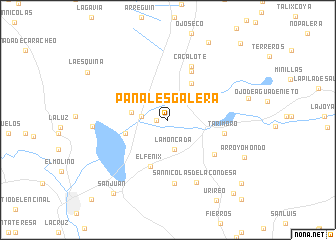 map of Panales Galera