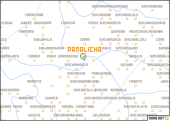 map of Panalicha