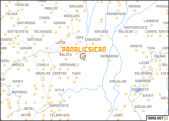 map of Panalicsican