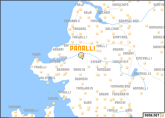 map of Panal-li