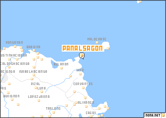 map of Panalsagon