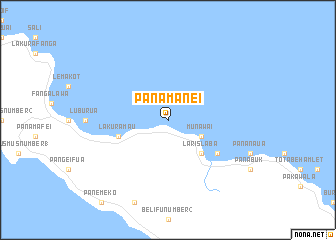 map of Panamanei