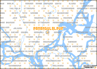 map of Pānām Dulālpur