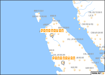 map of Pananawan