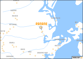 map of Panane