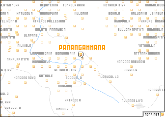map of Panangammana