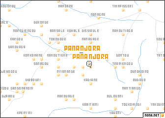 map of Pananjora