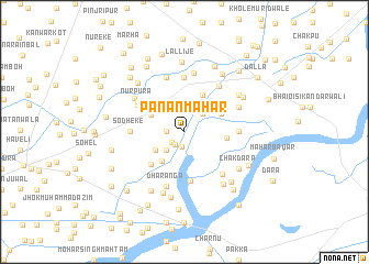 map of Pānān Mahār