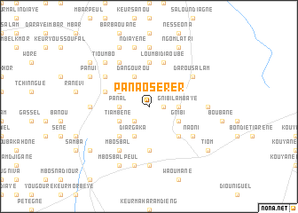 map of Panao Sérèr