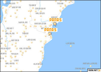 map of Panas