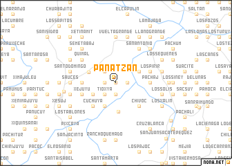 map of Panatzán