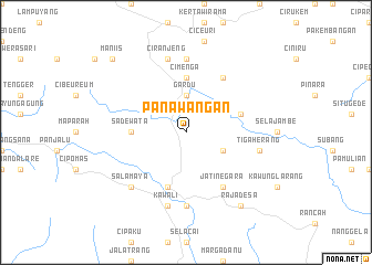 map of Panawangan