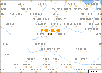 map of Panawuan