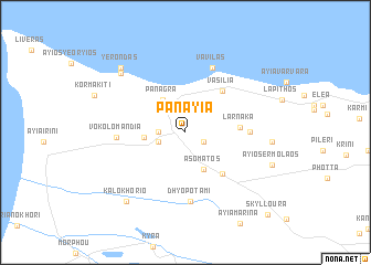 map of Panayia