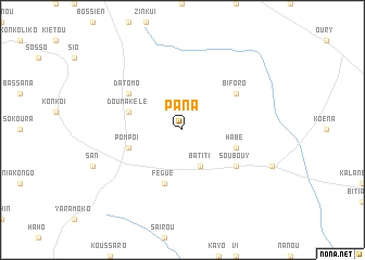 map of Pana