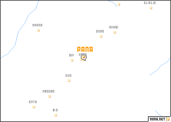 map of Pana