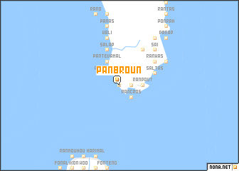 map of Panbroun