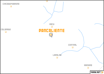 map of Pancaliente