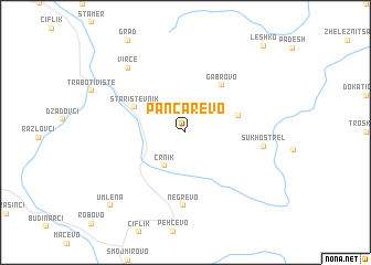 map of Pančarevo