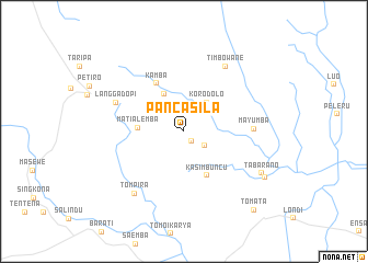 map of Pancasila