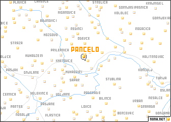 map of Pančelo