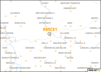 map of Pancey