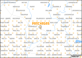 map of Pancha Dās