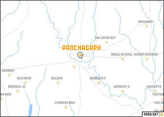 map of Panchagarh