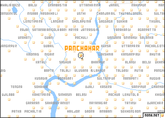 map of Pānchāhār