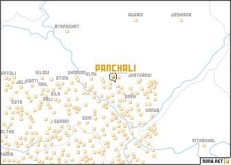map of Panchāli