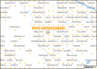 map of Panchānandābāri