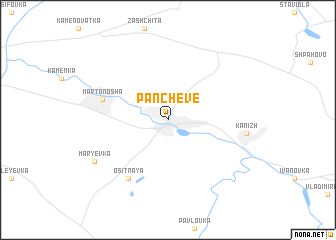 map of Pancheve