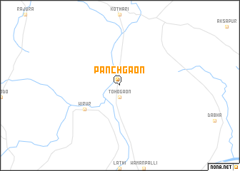 map of Panchgaon