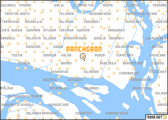 map of Pānchgaon