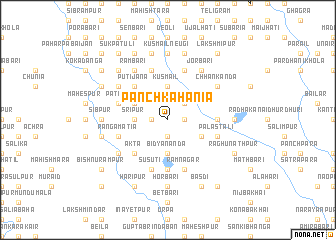 map of Pānchkāhania