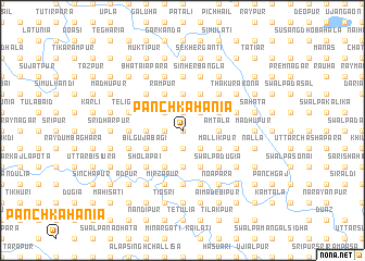 map of Pānchkāhānia