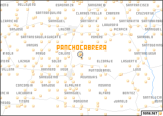 map of Pancho Cabrera