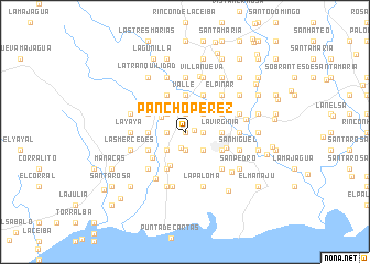 map of Pancho Pérez