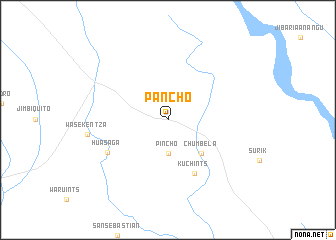 map of Pancho