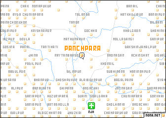map of Pānchpāra