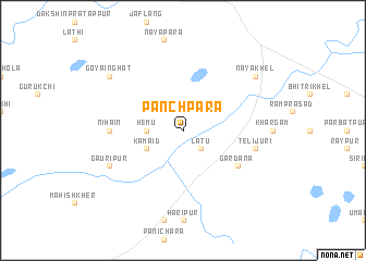 map of Pānchpāra
