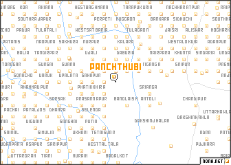 map of Pānchthubi